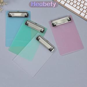 Heabety  Đơn giản A6 hóa đơn clipboard Memo Pad Clip Board Loose-Leaf máy tính xách tay tập tin bằng văn bản pad kẹp giấy chủ Văn phòng đồ dùng học tập