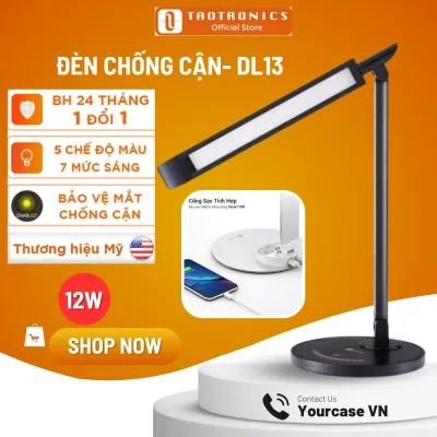 Đèn học chống cận Taotronics SYMPA DL004 cảm ứng 12W 5 chế độ sáng 10 mức sáng