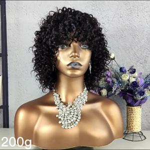 100% Human Hair Wigs Pixie Cut Short Curly Wig for Women pixie cut wigs Full Machine Wig Fashion Type For Female