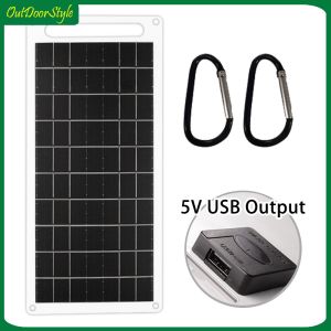 3W/6W/10W Portable Solar Panel with Carabiners USB Charger for Mobile Phones Flashlights and Outdoor Adventures