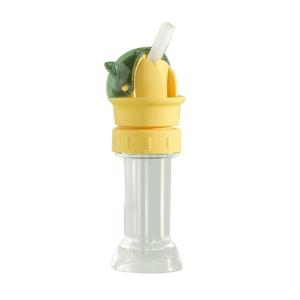 Self Drinking Turn Cap Straw Sippys Lid for Toddlers Babies with 2 Size Cap Safety Silicone Trainer Cup Lid for Babies