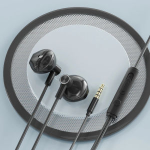 ToKerNew Bass In-ear Sport 3.5mm Wired Headphone Piston Mic Sports Waterproof Gaming Earphone For IPhone Xiaomi Huawei