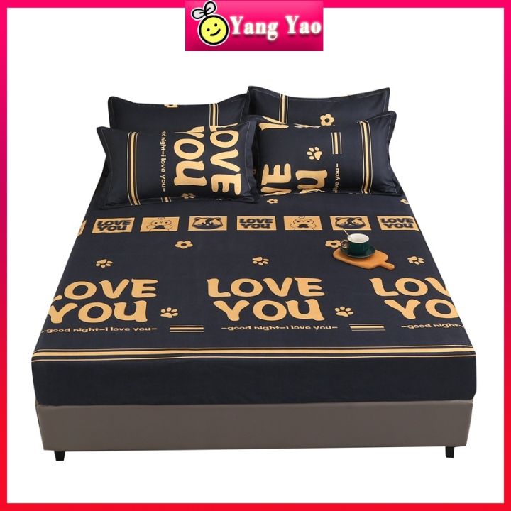 880TC PREMIUM COTTON BEDSHEET FITTED BEDSHEET PLAIN BEDSHEET SINGLE