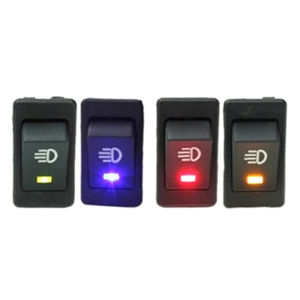 Fantic Blue Light 12V 35A LED Light Marine Car Modification Switch Fog Light Boat Rocker Switch