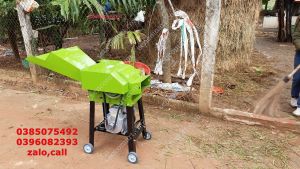 Máy Băm Rơm Có Lô Cuốn Tặng Bộ Dao Làm Bằng Nhíp Cán
