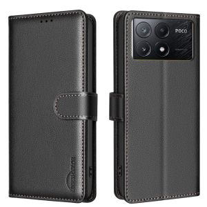 For Xiaomi Mi Poco X7 X8 F8 F7 M7 M6 Pro Phone Case Magnetic Leather Wallet Card Slot Couples Flip Cover Casing