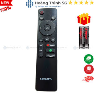 Remote điều khiển tivi COOCAA Mã 02  điều khiển TV SKYWORTH - Tặng kèm pin - Hoàng Thịnh SG