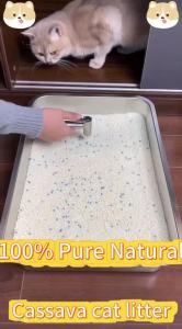 Cutepol Premium 100% Cassava Cat Litter Quickly ClumpsStrong Water AabsorptionDust-free 28L