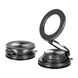 ZSDN MALL 360 ° Có thể xoay được Giá đỡ điện thoại ô tô từ tính Có thể gấp lại Cốc hút chân không Giá đỡ điện thoại trên kính chắn gió ô tô Di động Có thể điều chỉnh Giá đỡ điện thoại ô tô Lái xe