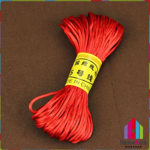Homehub 2.5mm Width Polyester Braided Long Rope DIY Chinese Knot Weaving 20m/bundle