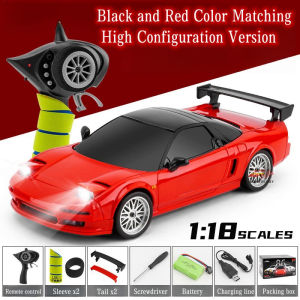 JDD[In stock][Original Available] LDRC LD1803 NSX 1:18 2.4G Remote Control Car Simulated Drift Of Gyroscope LED Light Group Electric Toy Car