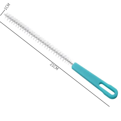 Long Straw Brush Nylon Spiral Brushes Bendable 360 Degree Rotatable Cleaning Brush for Bottle Glasses Durable Cleaning Tool