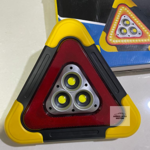 Lampu Emergency Segitiga Pengaman Serbaguna Mobil Lampu Darurat Mobil Lampu Portable Lampu Pengaman Mobil LED Lampu Charger Hazzard Mobil Lampu Segitiga