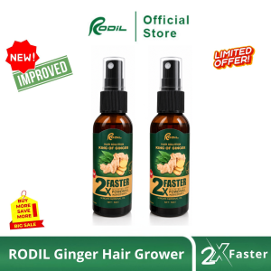 RODIL King of Ginger Hair Grower Spray Solution 2X Faster for Hair Growth 2 Bottles