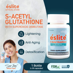 [] Eslite S-Acetyl Glutathione (Anti Aging and Skin Whitening Gluta Capsule) 30 Capsules