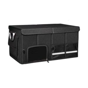 Multiple Compartment Car Trunk Organizers Foldable DesignsOxford Bag Expandable Vehicle Storage Box for Preservation