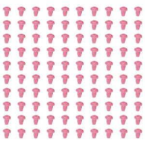 100Pcs Table Furniture Embedded Bumper Silicone Hole Plugs NonSlip Bumper Feet Pads Cabinet Door Grippers Enduring