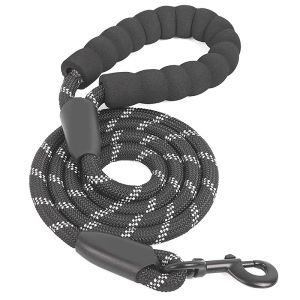 Strong Dog Leash Padded Handle Highly Reflective Strong Dog Leash Large Medium Size Dogs Heavy Duty Dog Rope Leash