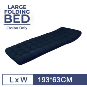 COD Folding Bed Portable Bed Single Bed Household Simple Lunch Break Bed Office Adult Nap Bed Multifunctional Reclining Chair Heavy Duty with Pearl Cotton Mattress