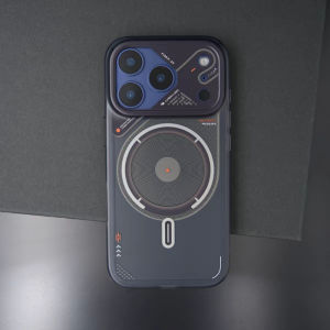 Creative Mechanical Style for MagSafe Phone Case For iPhone 17 17Pro Max 16 Pro 15 14 13 Wireless Charging Armor Cover