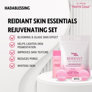 Heera Skin Reidiant Rejuvenating Set by Queen Hera | Brightening Skincare Set | Glass Skin