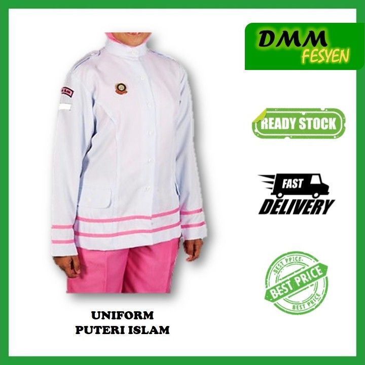 BAJU UNIFORM PUTERI ISLAM SCHOOL UNIFORM KOKURIKULUM | Lazada