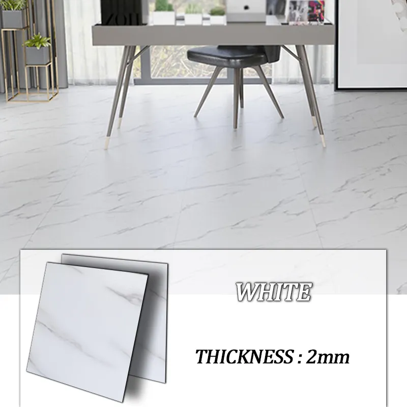 FOKRIM 45 cm Floor Tile Waterproof Self Adhesive Tiles for