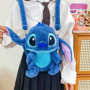 Stitch Doll Knapsack Cute Cartoon Lilo Stitch Plush Doll Backpack Fashion School Supplies Children Doll Schoolbag