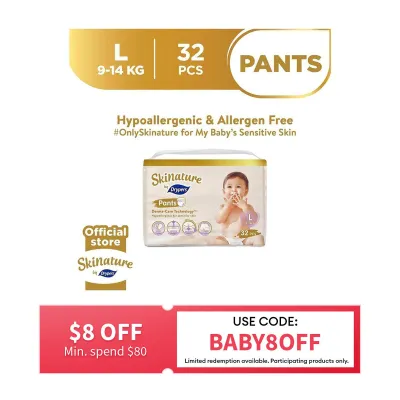 Drypers Skinature Pants L Size Baby Diaper