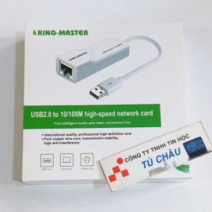 Cáp USB ra Lan dài 20Cm / Chuẩn USB 2.0 ra Lan (RJ45) 10 / 100Mbps (Chính hãng M Pard - King Master)