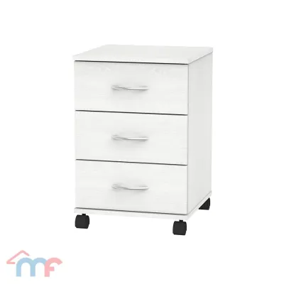 Mandaue Foam Starki 3 Drawer Mobile Cabinet