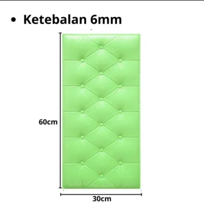 WALLPAPER 3D FOAM HEADBOARD BED 60cm x30cmketebalan 6mm WALLFOAM EMPUK WALLFOAM HEADBOARD TAHAN AIR
