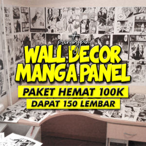 (HEMAT 100K) Poster Dinding Anime Manga Wall Decor Panel - Sticker Hiasan Dinding Wallpaper Kamar - Black Clover Jujutsu Kaisen Tokyo Revengers One Piece Black Clover Naruto Boruto Demon Slayer Kimetsu no Yaiba Attack on Titan Shingeki no Kyojin Haikyuu