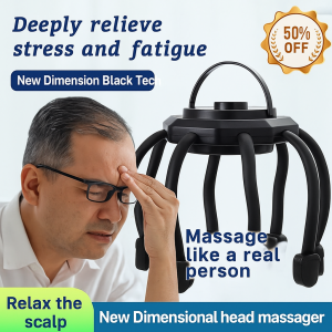 Octopus Head Massager  Promoting Hair Growth Relieving Headaches Multi-function Electric Head Massager