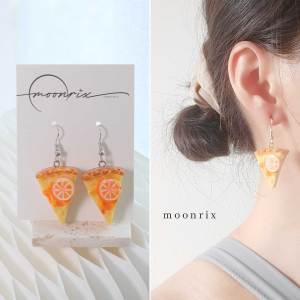 Moonrix Earring Tarte au Citron Lemon Pie Drop Earring
