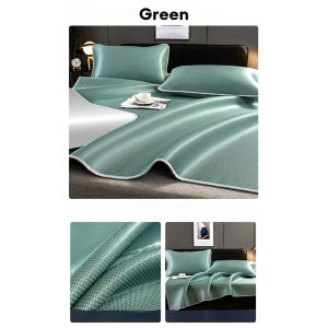 COZY New Summer Cool Mat Cooling Sleeping Pad Ice Silk Sleeping Pad Machine Washable Non-slip Mat