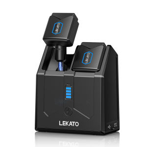 LEKATO JW-06 Wireless Guitar Transmitter Receiver with Charging Box 5.8GHz Rechargeable Audio Wireless Guitar System