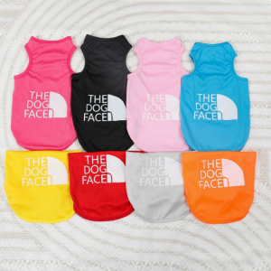 Hateli quần áo cho chó thú cưng vest T-Shirt vest áo thun áo thun cotton chó nhỏ pháp Bulldog teedy Áo sơ mi in chữ cái Puppy quần áo cho mèo thoáng khí mùa hè quần áo độc đáo