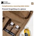Mobi Garden Condiments Bottle Canvas Storage Bag Set Seasoning Portable Ultralight Outdoor Camping Picnic Kitchen Utensil Sauce 10pcs Mini Canister Container Hanging Convenient Mobigarden. 