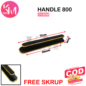Handle Laci 800 Minimalis Tarikan Handel Pintu Lemari Black List Gold Furniture Kabinet Aluminium