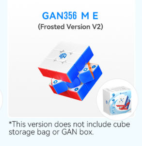 [GAN Official Store] GAN 356 ME 3x3 Magnetic Speed Cube Stickerless Magic Cubes Upgraded Version Education Puzzle Toys For Kids Speed Training
