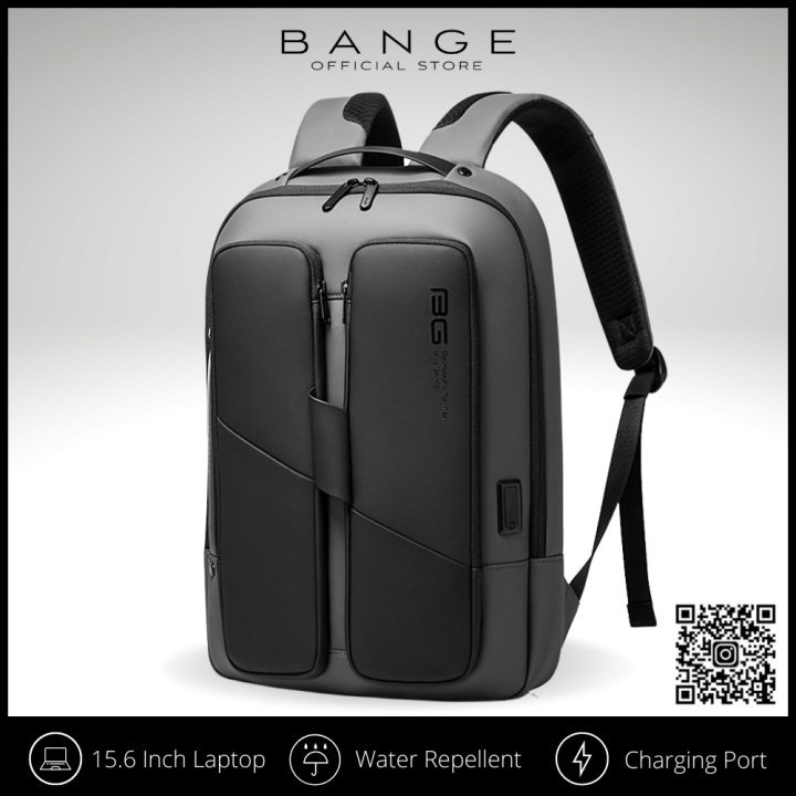 7238 BANGE Premium Quality Bag Backpack Anti Theft YKK Zipper