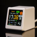 Small Portable Smart Wifi Weather Station Display Weather Temperature Humidity Time Alarm Clock Desktop Decoration. 