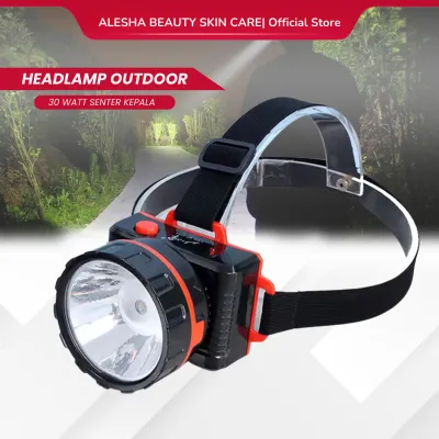 Senter Kepala Rechargeable 25W-65W / 35W + Bohlam LED | Senter Kepala Hiking | Headlamp