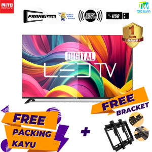 MITO MITOCHIBA LED TV DIGITAL 4355 DTV 43 INCH ORIGINAL GARANSI RESMI SUDAH DIGITAL TV TIDAK PERLU STB (BELUM ANDROID TV)