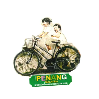 MAGNET HIASAN PETI SEJUK PULAU PINANG CENDERAHATI HADIAH OLEH OLEH FRIDGE MAGNETS PENANG SOUVENIR