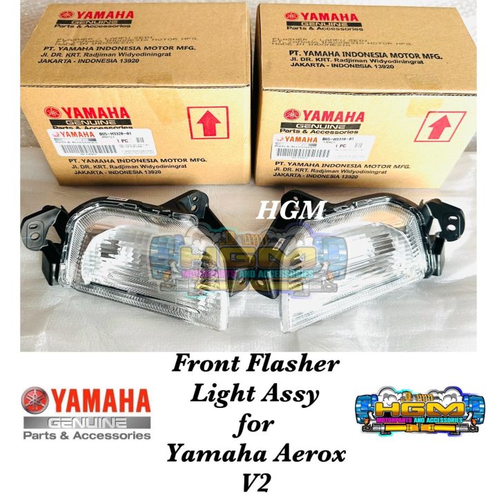FRONT FLASHER LIGHT ASSY FOR AEROX V1 & V2 | YAMAHA GENUINE PARTS | B65 ...