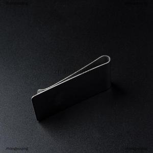 [COD] zhangyuqing High Quality Stainless Steel Metal Money Clip Fashion Simple Stainless Steel Money Clip Dollar Cash Clamp Holder Wallet for Men Women
