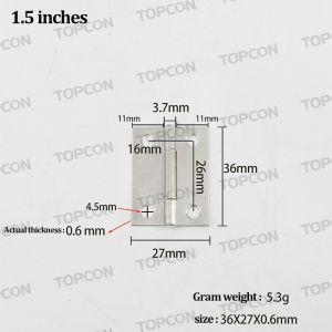 10PCS Doxon Thickened Stainless Steel Door Hinge Thickness Bearing Door Hinges Heavy Duty