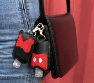 GOOD DAZE Mickey & Minnie Hand Sanitiser Holder/ Hand Sanitizer Case/ Pocketbac Holder with Bottle Sanitiser 30ml Bottle